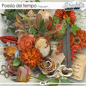 Poesia del tempo (full kit) by Simplette | Oscraps