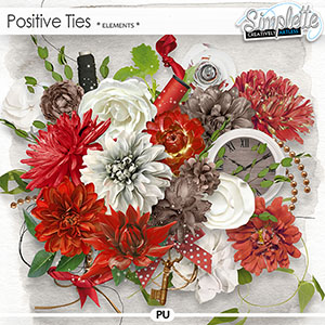 Positive Ties (elements) by Simplette