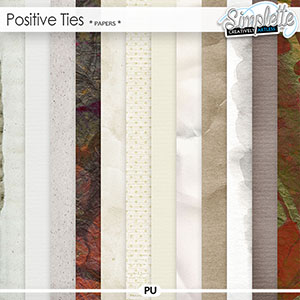 Positive Ties (papers) by Simplette