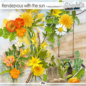 Rendezvous with the sun (embellishments) by Simplette