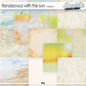 Rendezvous with the sun (papers) by Simplette