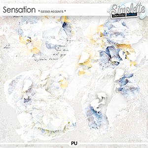 Sensation (gesso accents) by Simplette