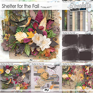 Shelter for the fall (collection) by Simplette | Oscraps