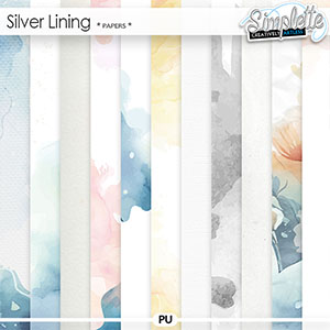 Silver Lining (papers) by Simplette