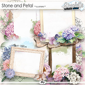 Stone and Petal (clusters) by Simplette