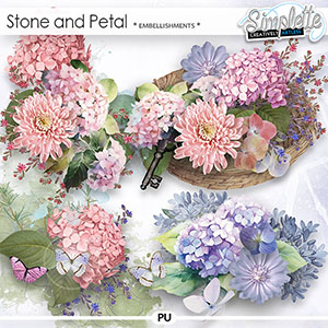 Stone and Petal (embellishments) by Simplette