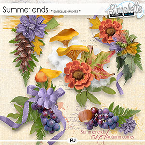Summer ends (embellishments) by Simplette