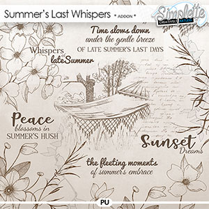 Summer's Last Whispers (addon) by Simplette