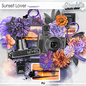 Sunset Lover (elements) by Simplette | Oscraps