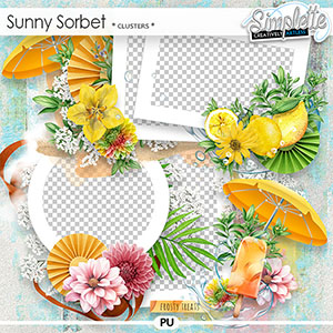 Sunny Sorbet (clusters) by Simplette