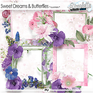 Sweet Dreams and Butterflies (clusters) by Simplette