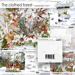 The clothed Forest (collection with FREE white papers OFFERED) by Simplette