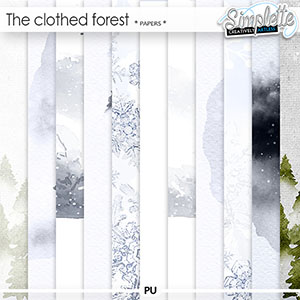 The clothed Forest (papers) by Simplette