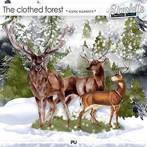 The clothed Forest (scenic elements) by Simplette 