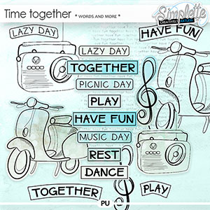 Time Together (wordarts and more) by Simplette