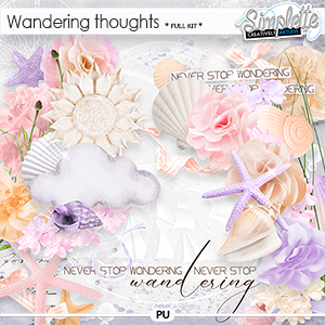 Wandering Thoughts (full kit) by Simplette