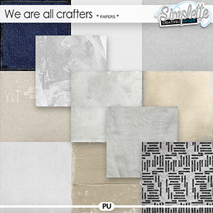 We are all crafters (papers) by Simplette