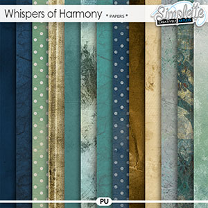 Whispers of Harmony (papers) by Simplette
