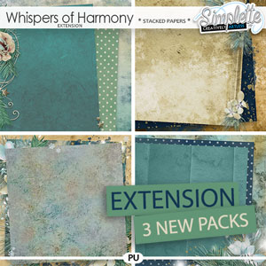 Whispers of Harmony (stacked papers) by Simplette