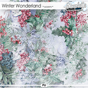 Winter Wonderland (accents) by Simplette | Oscraps