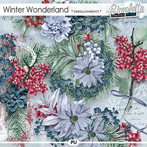Winter Wonderland (embellishments) by Simplette | Oscraps
