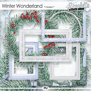 Winter Wonderland (frames) by Simplette | Oscraps
