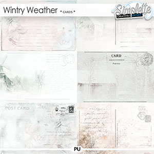 Wintry Weather (cards) by Simplette | Oscraps