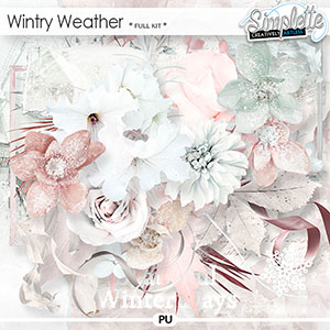 Wintry Weather (full kit) by Simplette | Oscraps