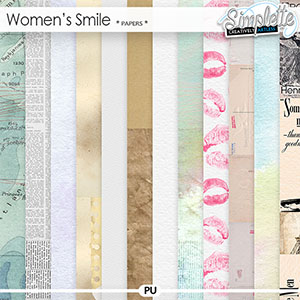 Women's Smile (papers) by Simplette