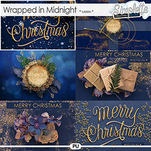 Wrapped in Midnight (cards) by Simplette