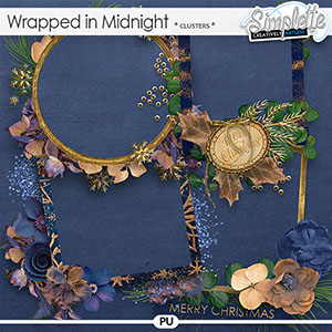 Wrapped in Midnight (clusters) by Simplette