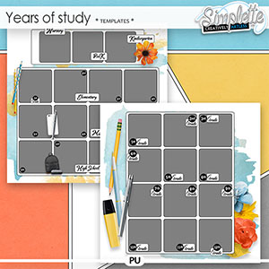 Years of study (templates) by Simplette