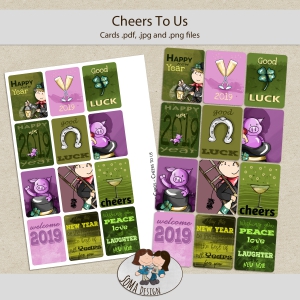 SoMa Design: Cheers To Us - Cards