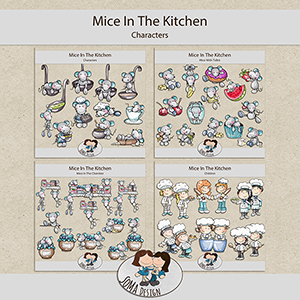 SoMa Design: Mice In The Kitchen - Character Pack