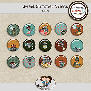 SoMa Design: Sweet Summer Treats - Flairs