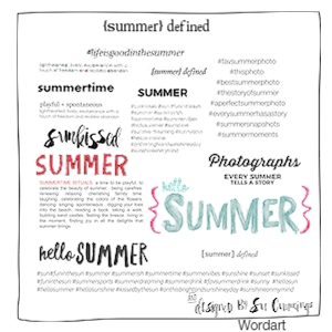 Summer Defined {Wordart}