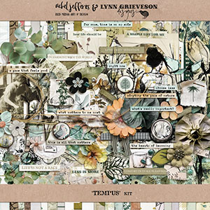 Tempus Digital Scrapbooking Kit by Rachel Jefferies and Lynn Grieveson