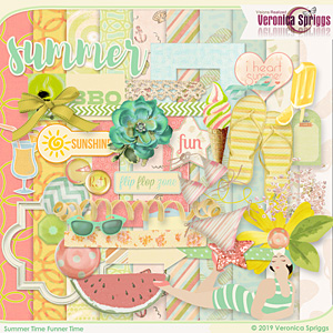 Summer Time Funner Time Page Kit