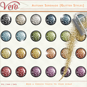 Autumn Serenade Glitter Styles by Vero