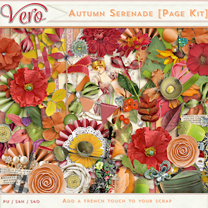 Autumn Serenade Page Kit by Vero