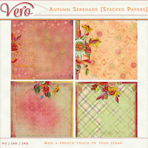 Autumn Serenade Stacked Papers by Vero