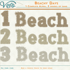 Beachy Days Alpha by Vero