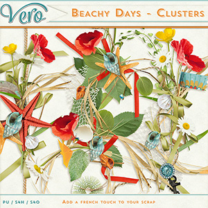 Beachy Days Clusters by Vero