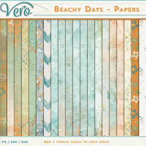 Beachy Days Pattern Papers by Vero