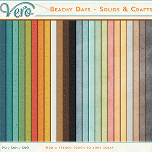 Beachy Days Solid Papers by Vero