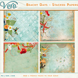 Beachy Days Stacked Papers by Vero