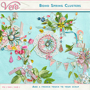 Boho Spring Clusters by Vero