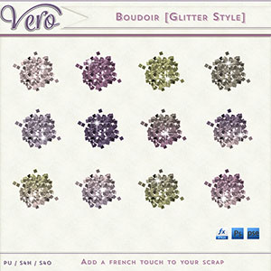 Boudoir Glitter Styles by Vero