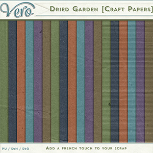 Dried Garden Craft Papers by Vero