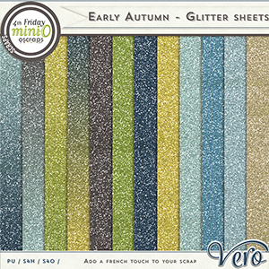 Early Autumn Glitter Sheets by Vero
